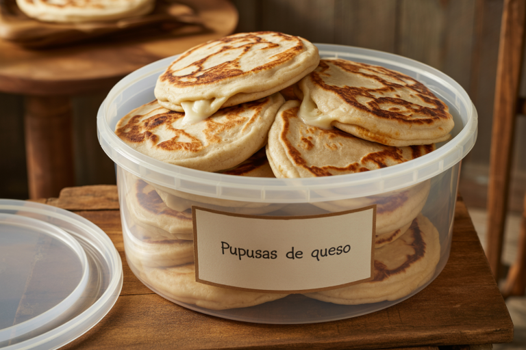 Salvadoran Pupusas de Queso Recipe - Storage