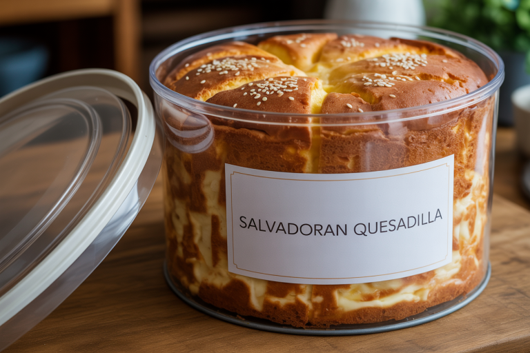 Salvadoran Quesadilla Recipe - Storage
