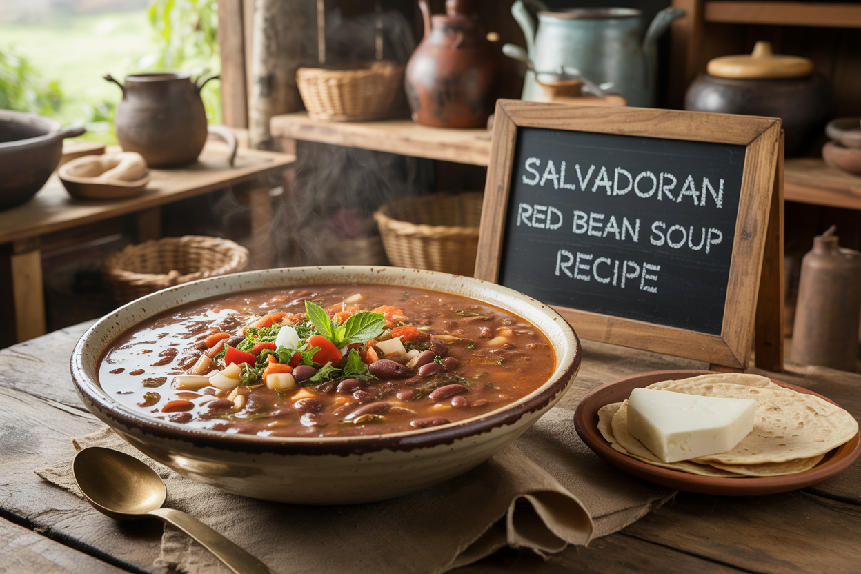Salvadoran Red Bean Soup Recipe