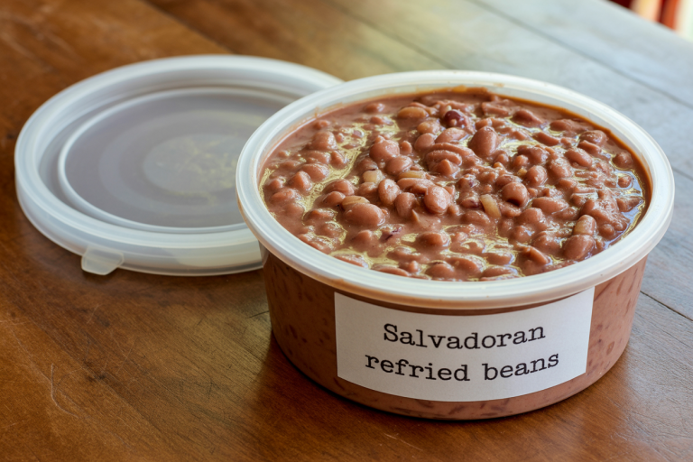 Salvadoran Refried Beans Recipe - Storage