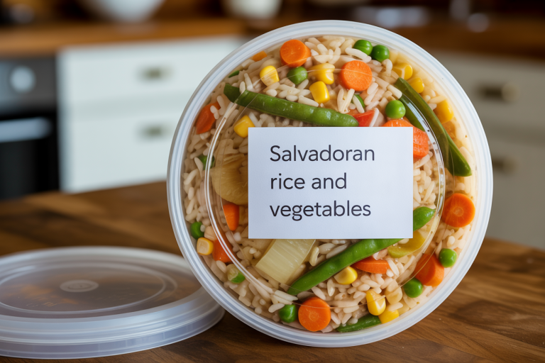 Salvadoran Rice and Vegetables Recipe - Storage