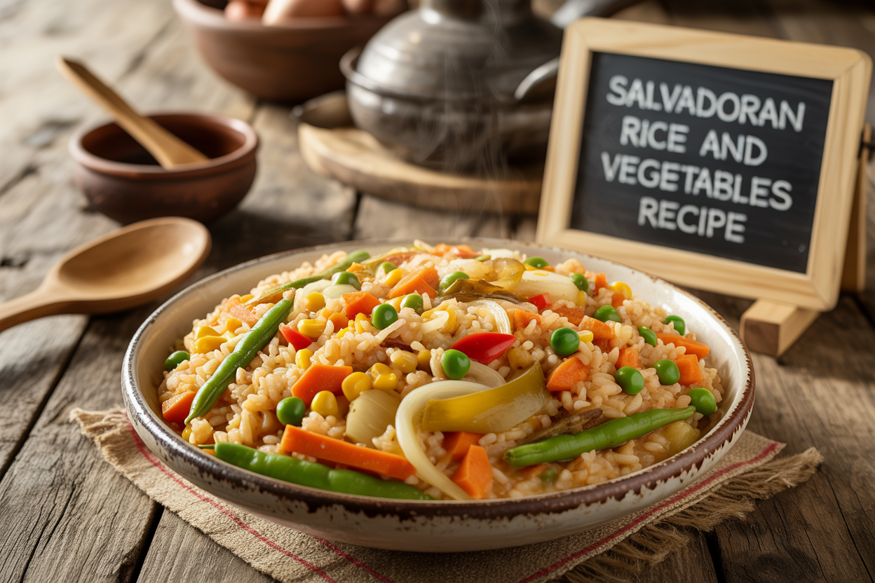 Salvadoran Rice and Vegetables Recipe
