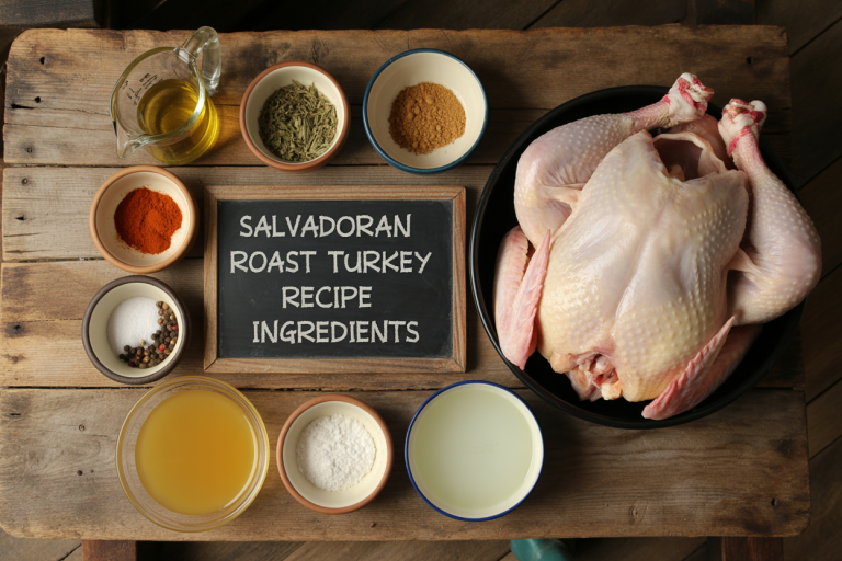 Salvadoran Roasted Turkey Recipe - Ingredients