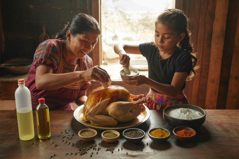 Salvadoran Roasted Turkey Recipe - Prep