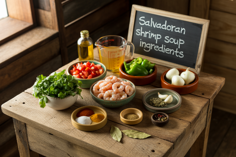 Salvadoran Shrimp Soup Recipe - Ingredients