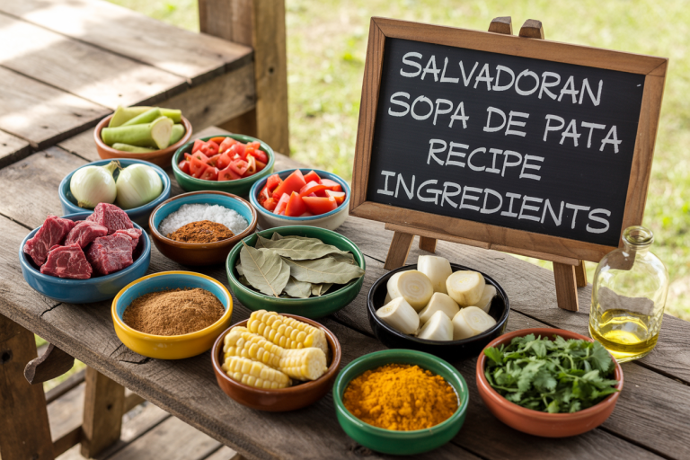 Salvadoran Sopa de Pata Recipe - Ingredients