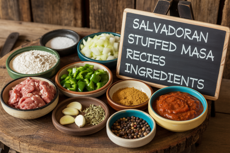 Salvadoran Stuffed Masa Cakes Recipe - Ingredients