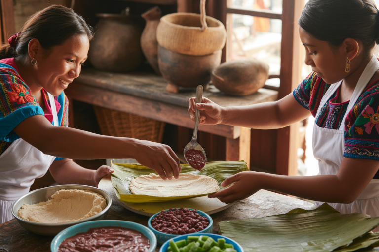 Salvadoran Tamale Pisques Recipe - Prep