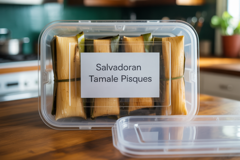Salvadoran Tamale Pisques Recipe - Storage