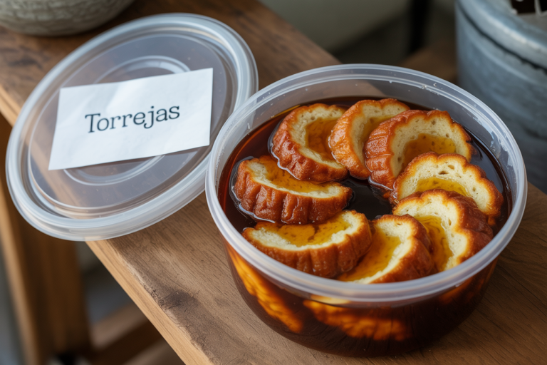 Salvadoran Torrejas Recipe - Storage