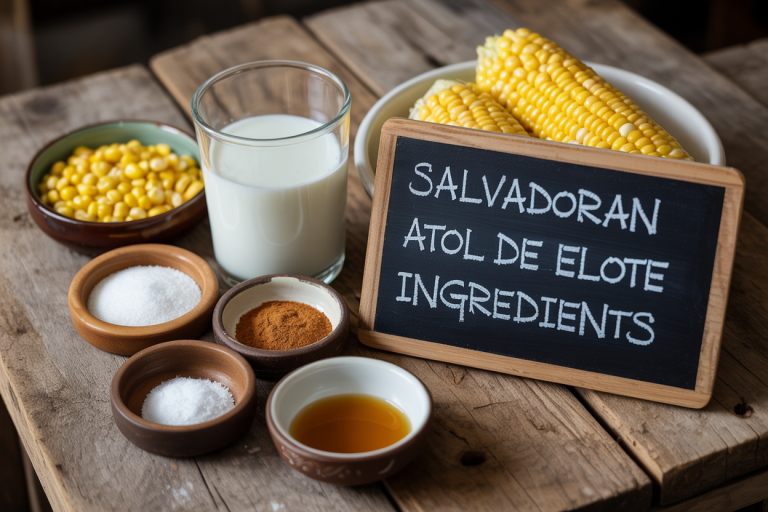 Salvadoran Atol de Elote Recipe - Ingredients