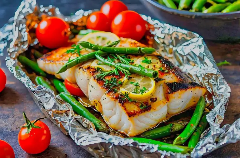 Easy Grilled Cod Foil Packets