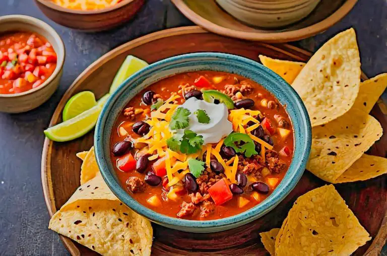 One-Pot Bean ‘n’ Beef Taco Soup