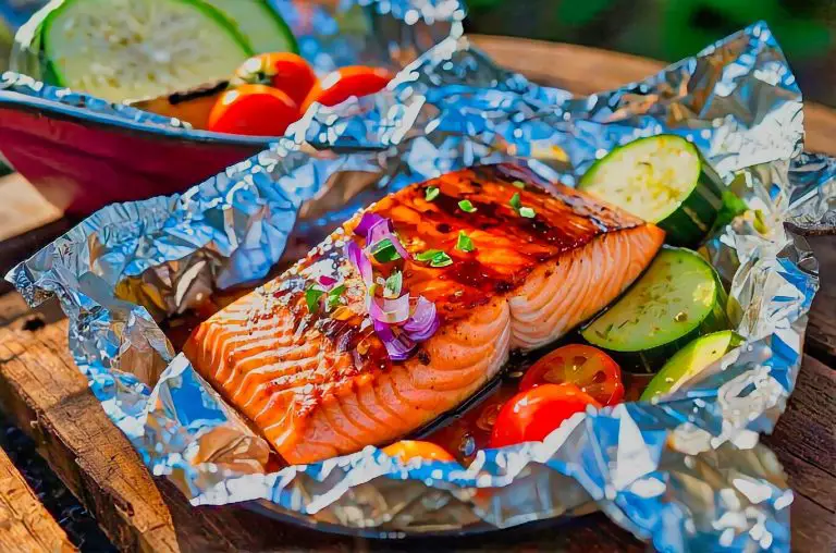Easy Campfire Foil Packet BBQ Salmon