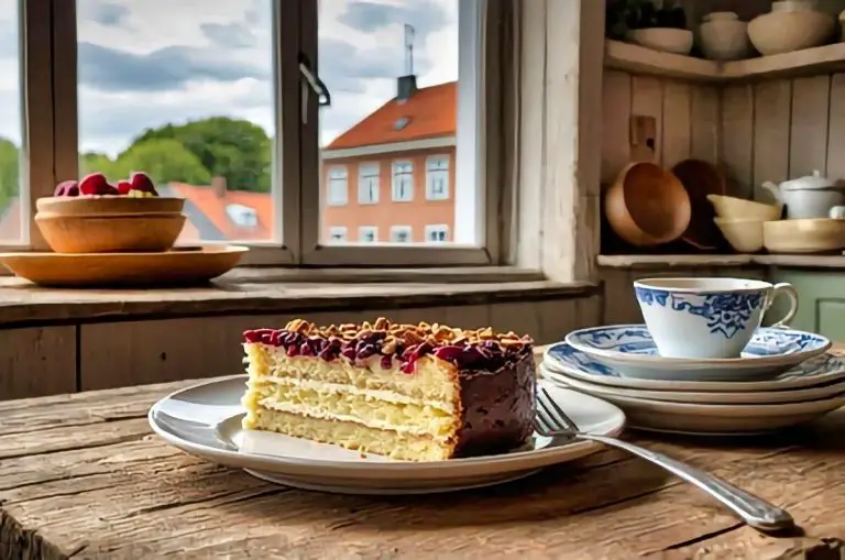 Traditional Lagkage Danish Layer Cake