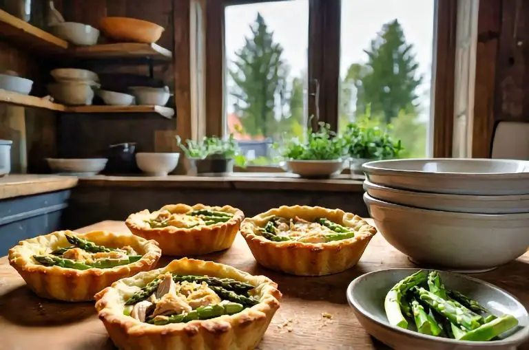 3. Chicken and Asparagus Tartlets