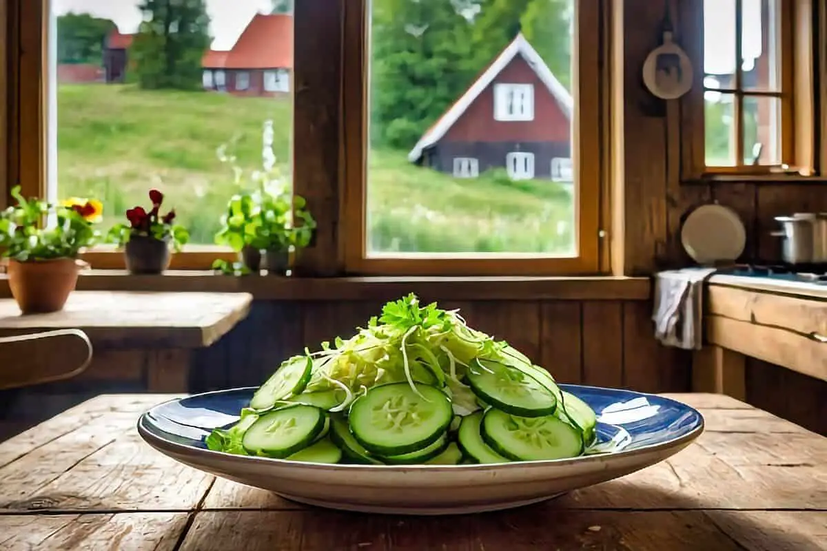 6. Agurkesalat – Danish Cucumber Salad