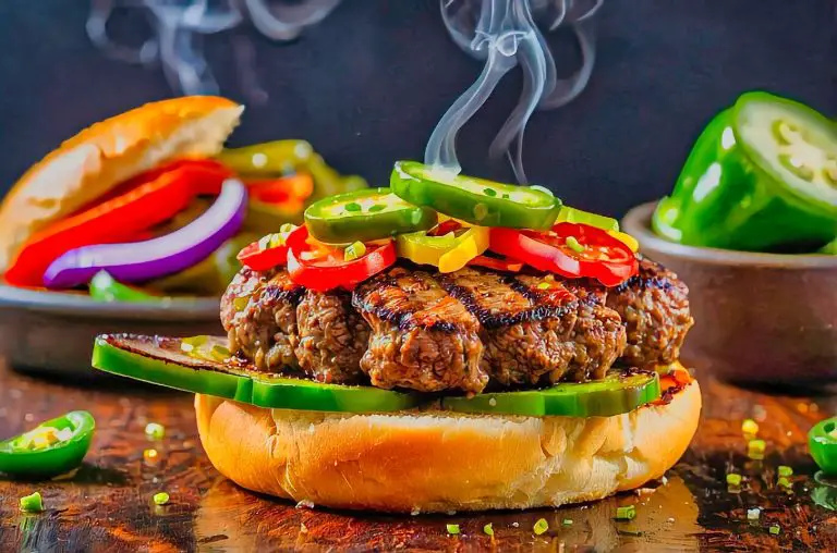 Easy Jalapeño Bison Burger
