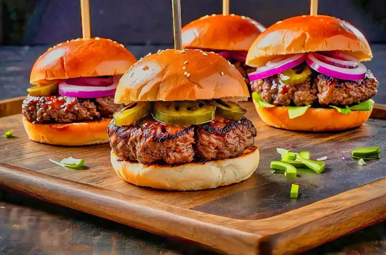 Fast Bison Burger Sliders