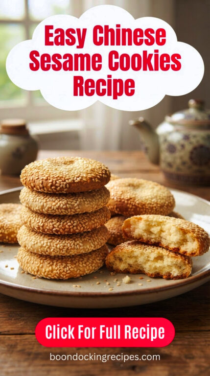 1. Easy Chinese Sesame Cookies Recipe