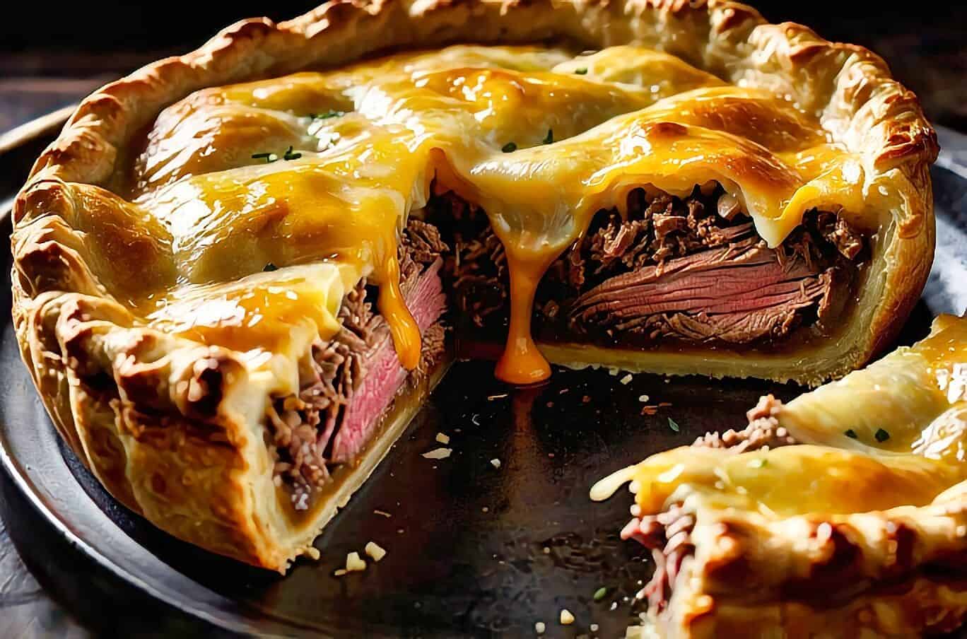 New Zealand Beef and Cheddar Pie Recipe