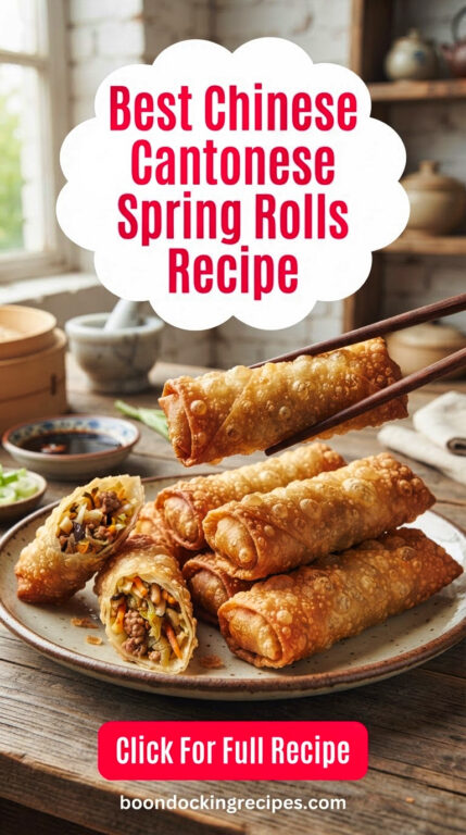 10. Best Chinese Cantonese Spring Rolls Recipe