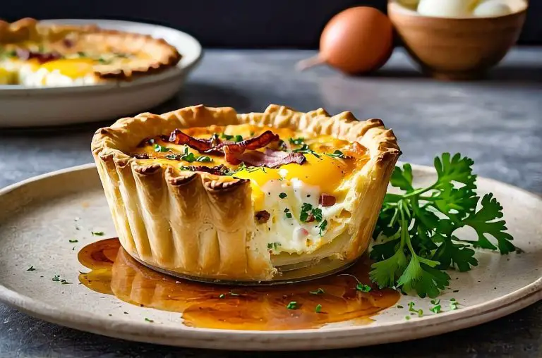New Zealand Cheesy Bacon and Egg Pie Recipe
