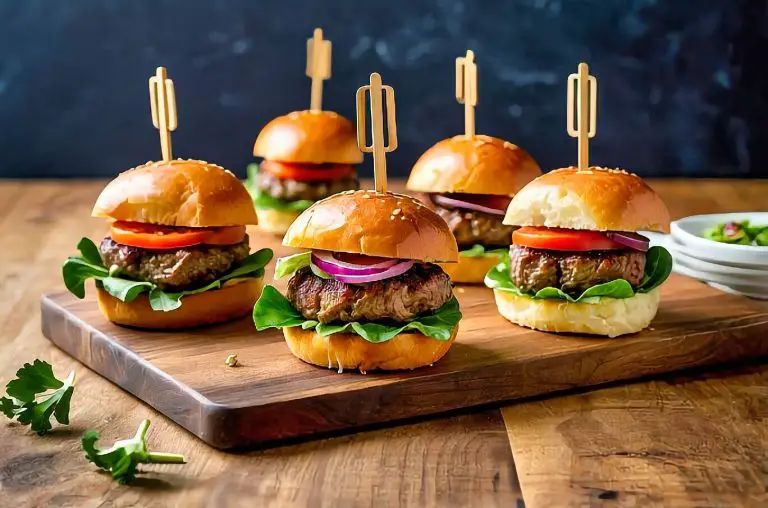 New Zealand Potato and Lamb Sliders Recipe