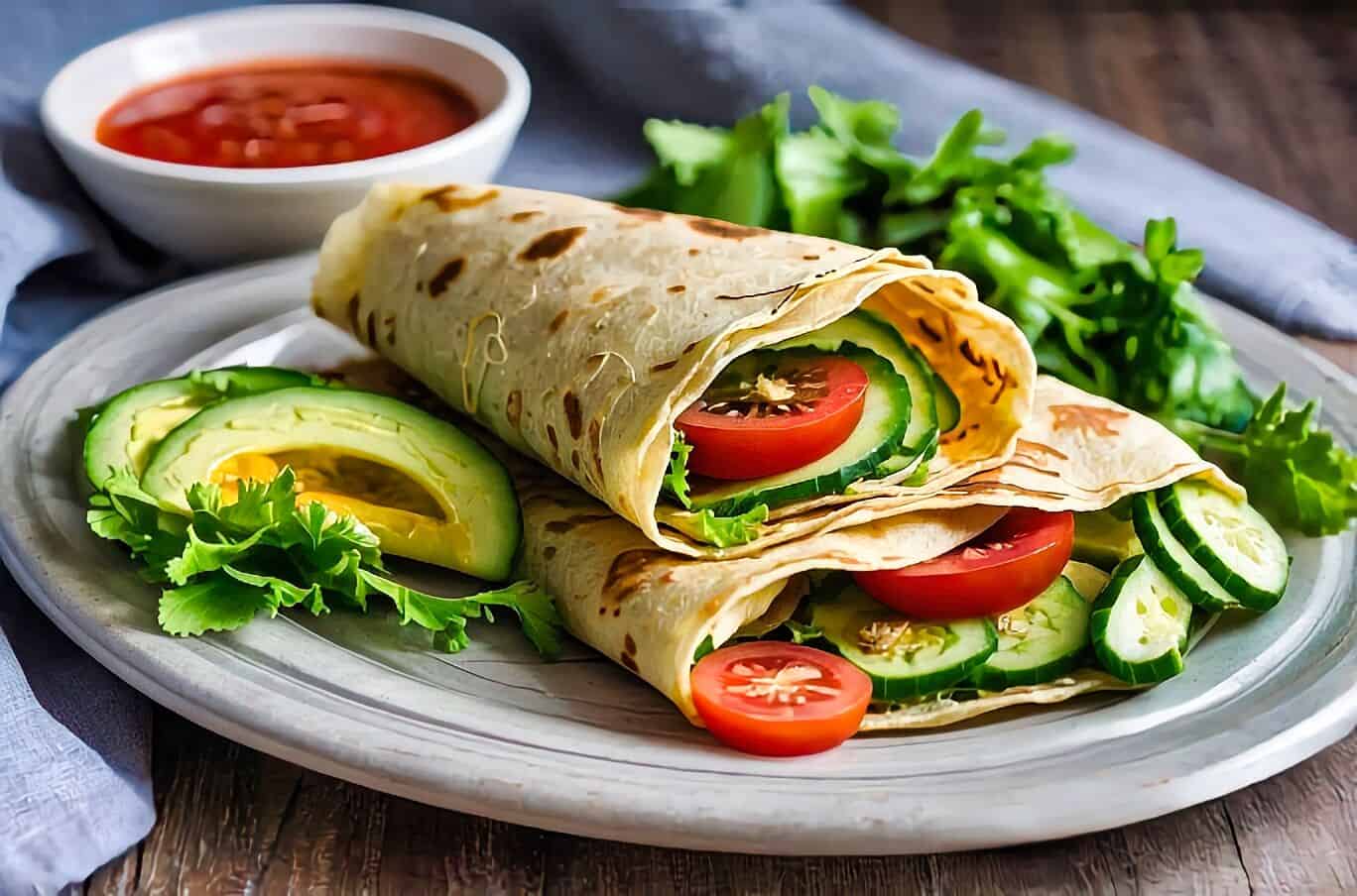 Filipino Salad Crêpes Recipe
