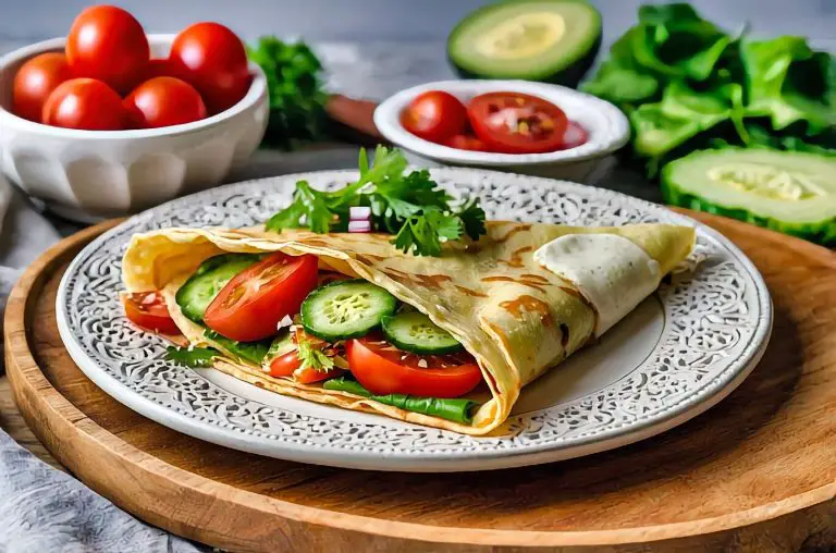 Filipino Salad Crêpes Recipe