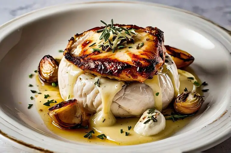 New Zealand Baked Garlic and Camembert Chicken Breast Recipe