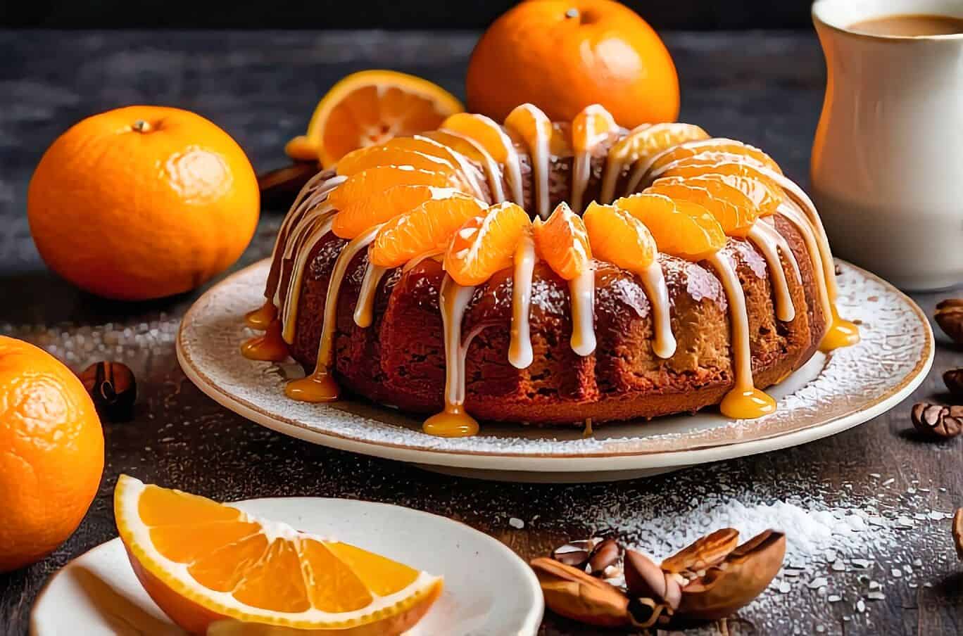 New Zealand Mandarin Orange Coffee Cake Recipe