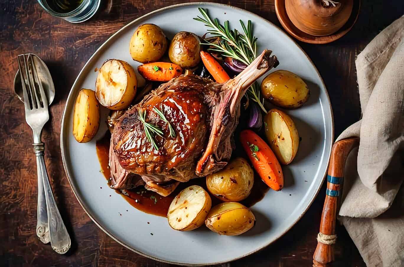 New Zealand Traditional Lamb Shoulder Roast Recipe