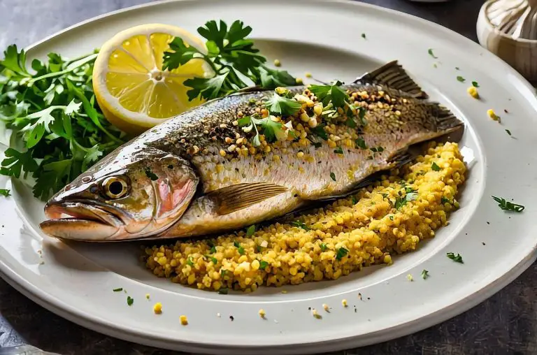 New Zealand Pan Fried Trout With Garlic Lemon Recipe