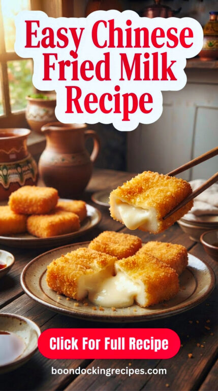 3. Easy Chinese Fried Milk Recipe