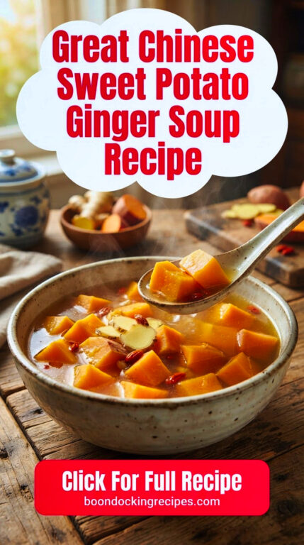 3. Great Chinese Sweet Potato Ginger Soup Recipe