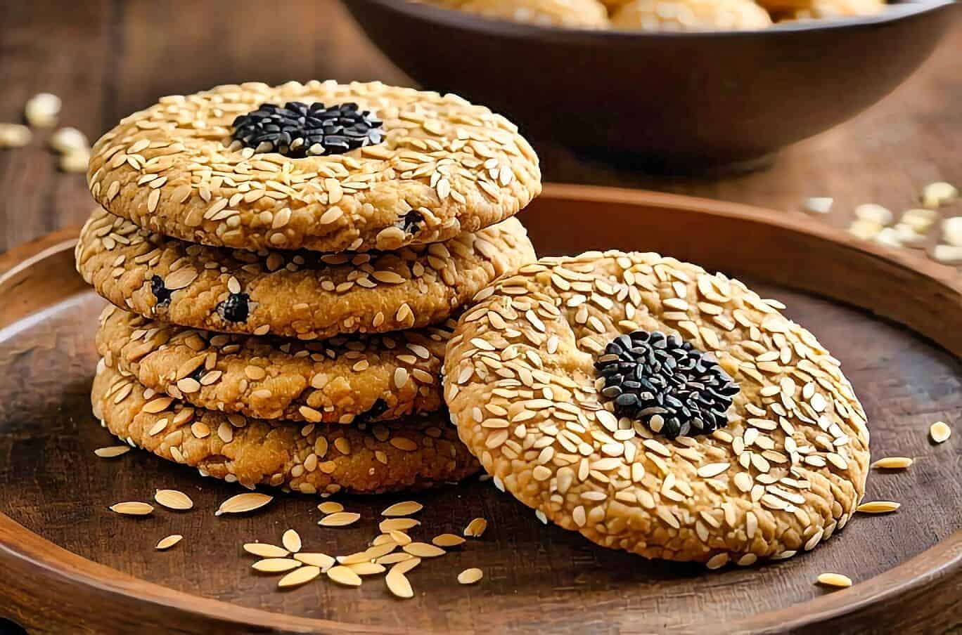 Chinese Sesame Cookies Recipe