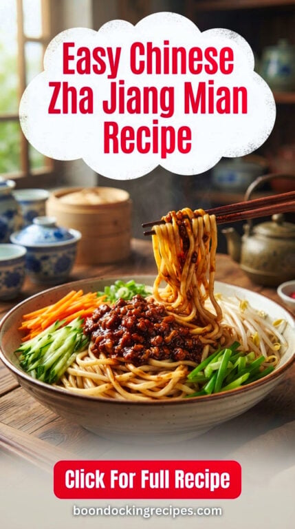 4. Easy Chinese Zha Jiang Mian Recipe