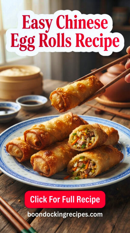6. Easy Chinese Egg Rolls Recipe