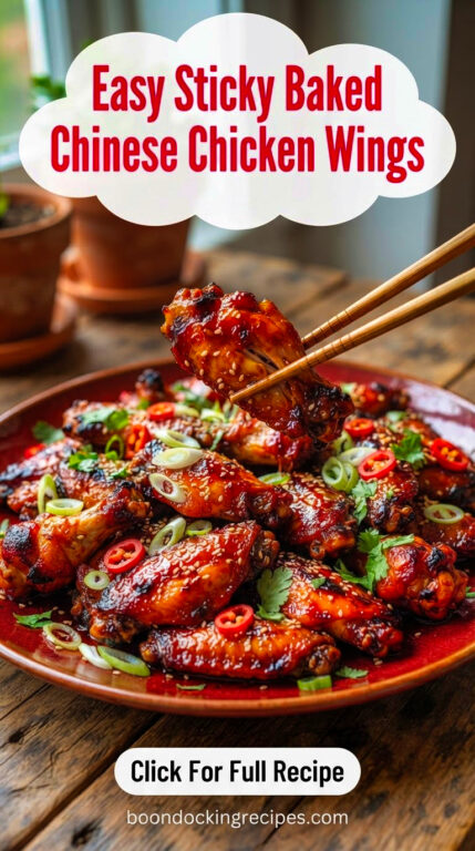 8. Easy Sticky Baked Chinese Chicken Wings
