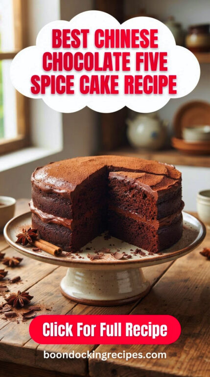 9. Best Chinese Chocolate Five Spice Cake Recipe