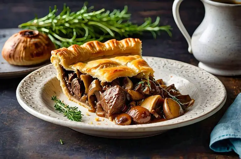 New Zealand Steak and Mushroom Pie Recipe