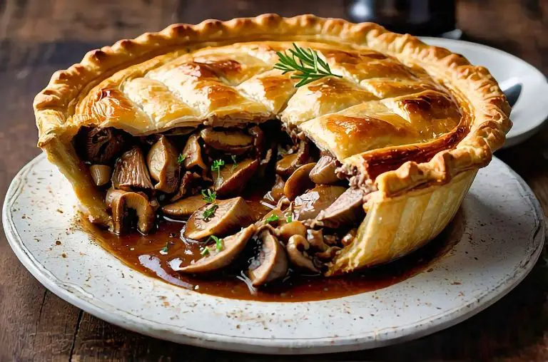 New Zealand Steak and Mushroom Pie Recipe