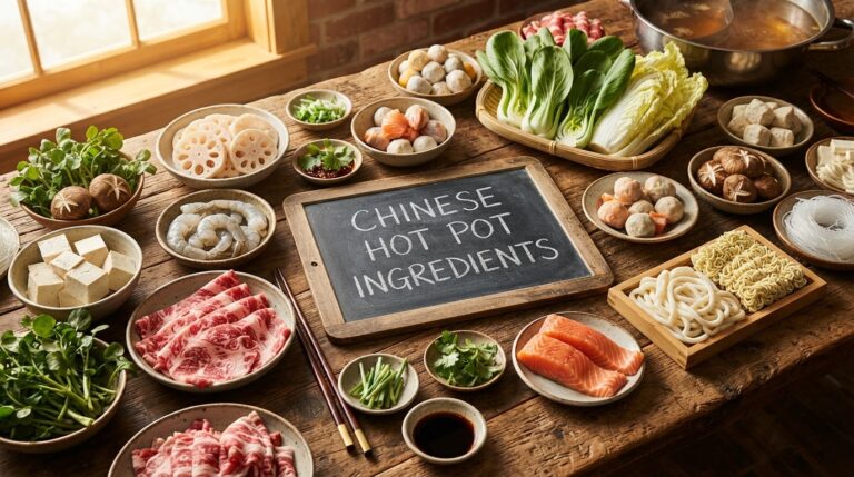Chinese Hot Pot Home Recipe - Ingredients