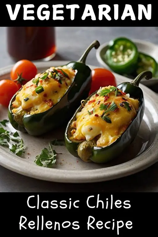 Classic Mexican Vegetarian Chiles Rellenos Recipe