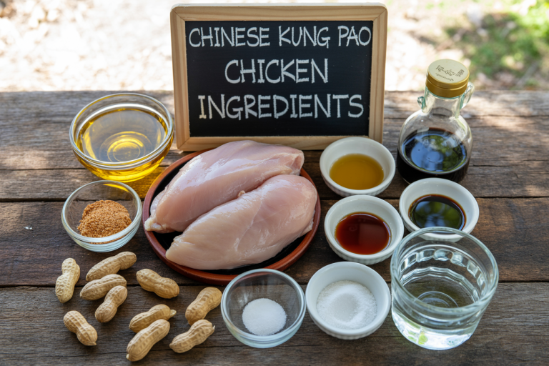 Chinese Kung Pao Chicken Ingredients