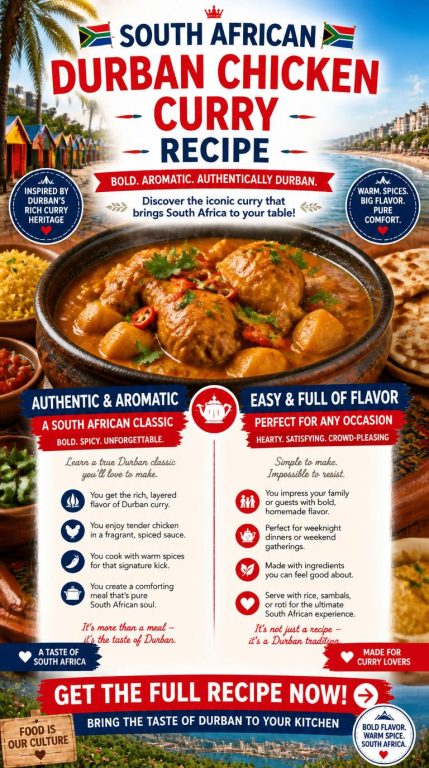 South African Durban Chicken Curry Recipe