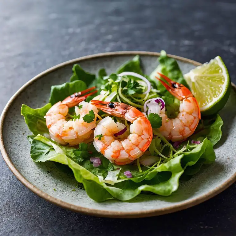 Laos Shrimp Larb