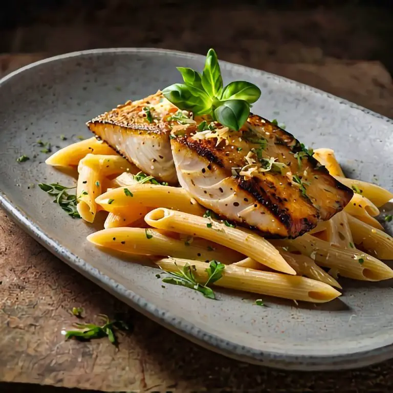 12. Bahama Penne and Seared Mahi-Mahi