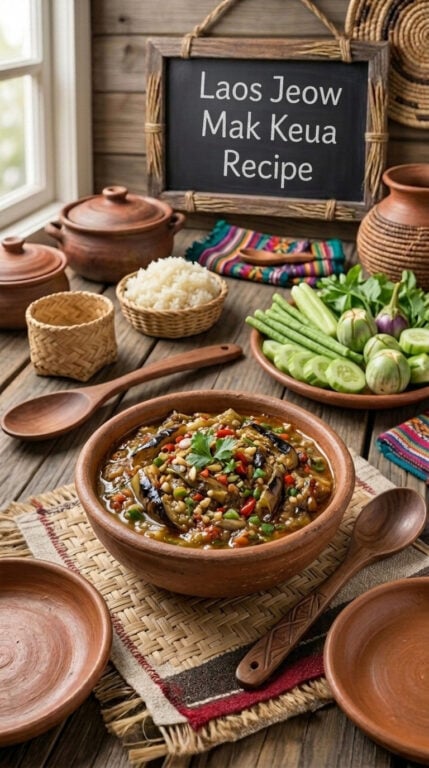 12. Laos Jeow Mak Keua Recipe